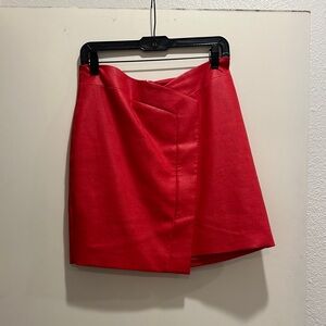 BCBGMaxAzria Vibrant Red Mini Skirt